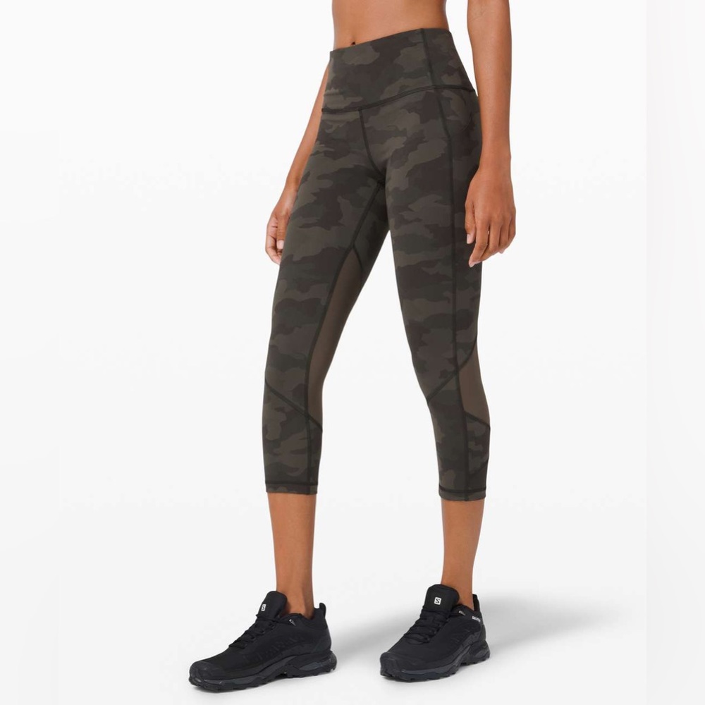 Lululemon Pace Rival High Rise Crop Leggings
